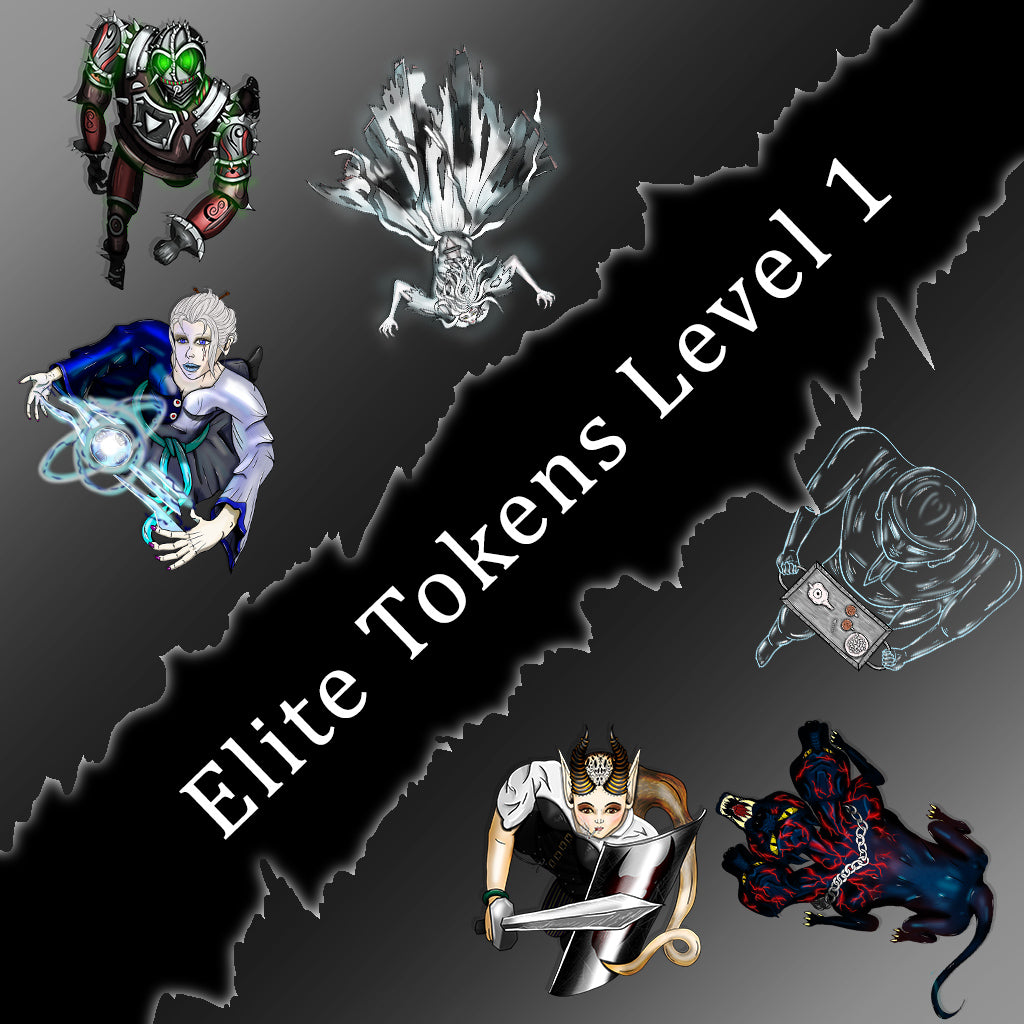 Free Elite Tokens Level 1 RPG Set