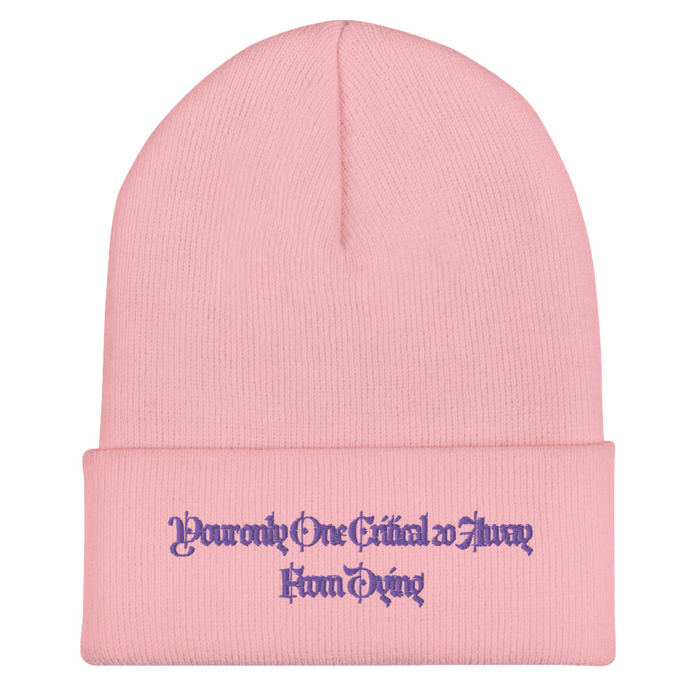 Only One Critical Cuffed Beanie