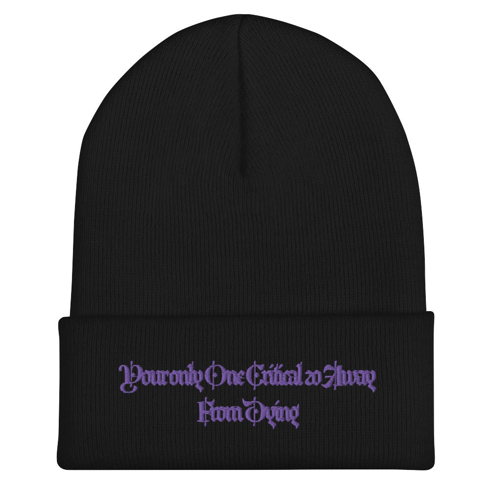Only One Critical Cuffed Beanie