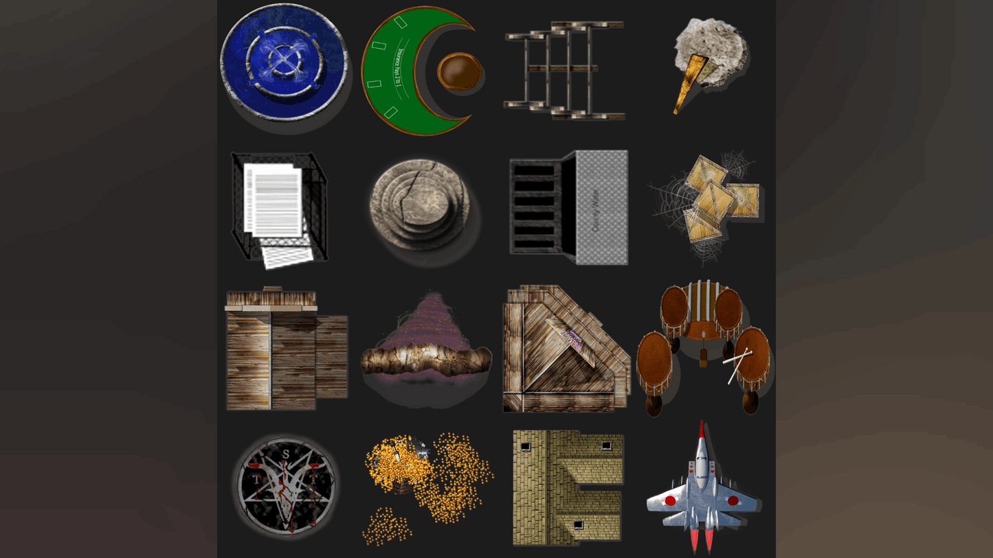 Massive DIY Map Accessory Token Collection – 4,191 Digital Assets