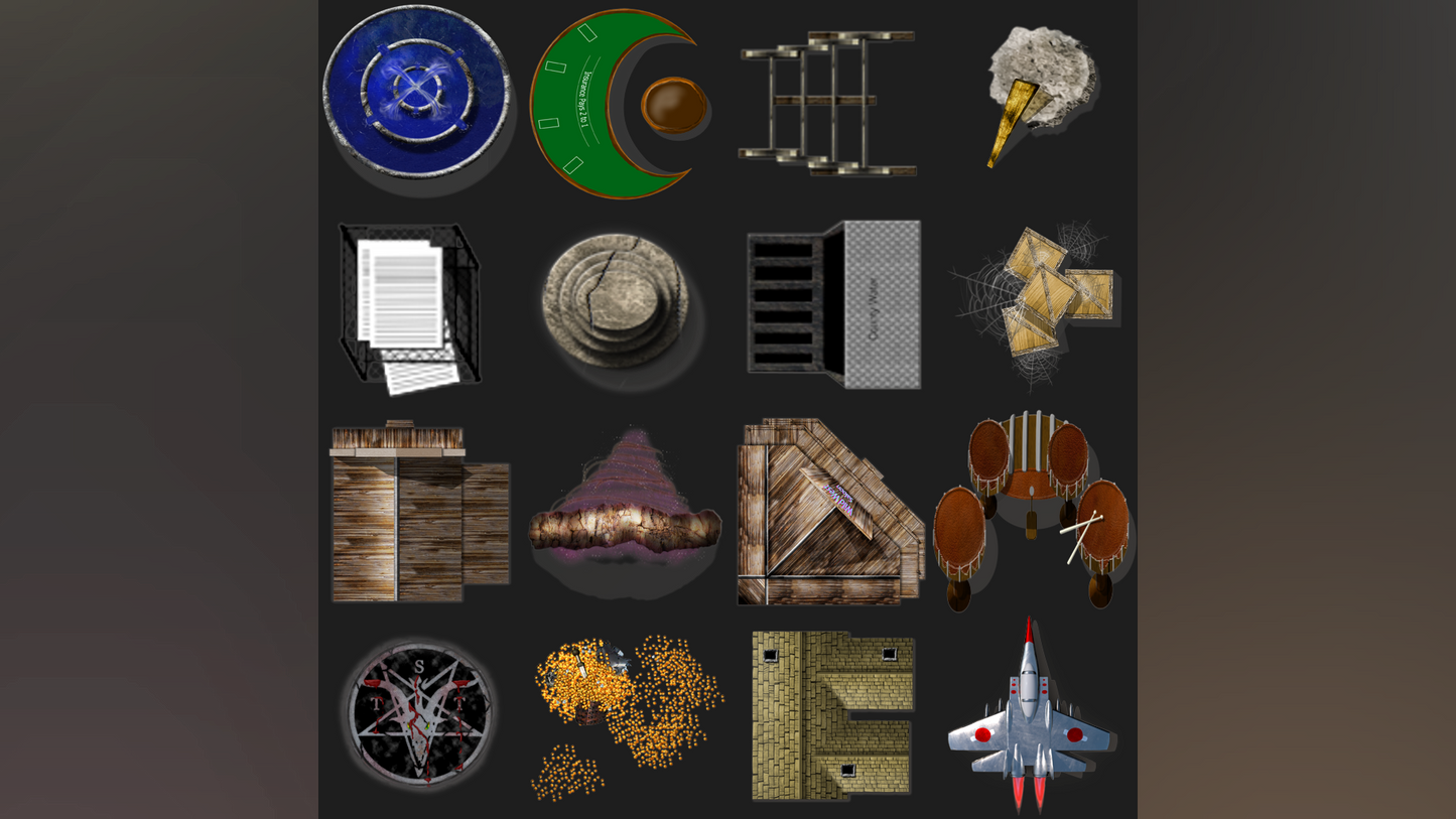 Massive DIY Map Accessory Token Collection – 4,191 Digital Assets