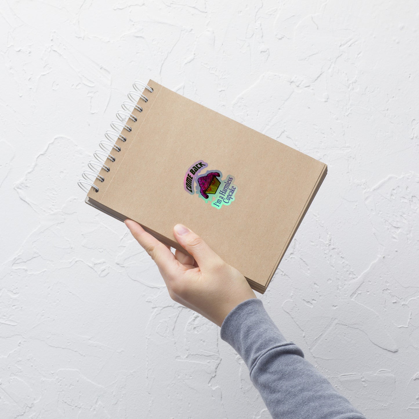 Harmless Cupcake Holographic stickers