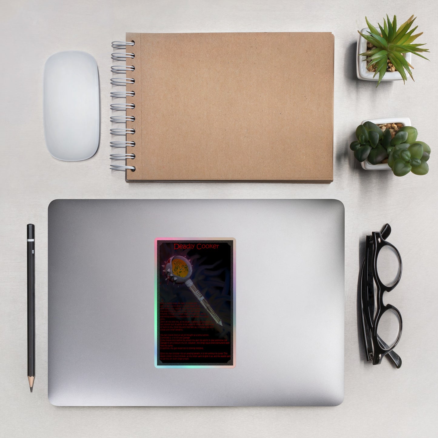 Deadly Cooker Holographic stickers