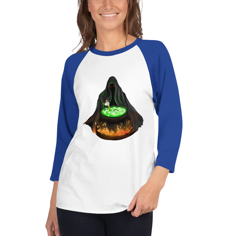 Warlock Reaper 3/4 sleeve raglan shirt
