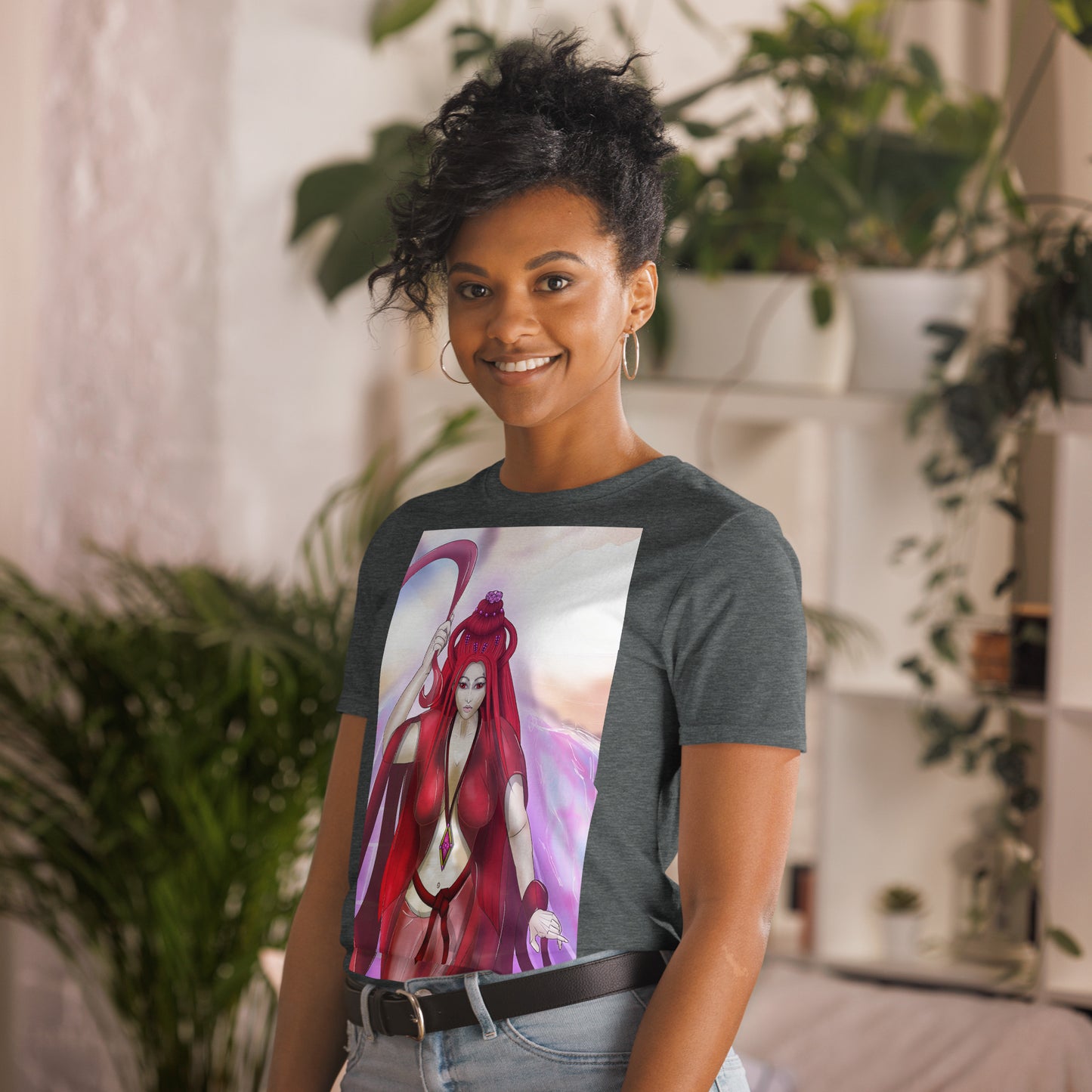 Scarlet Silk Princess Short-Sleeve Unisex T-Shirt