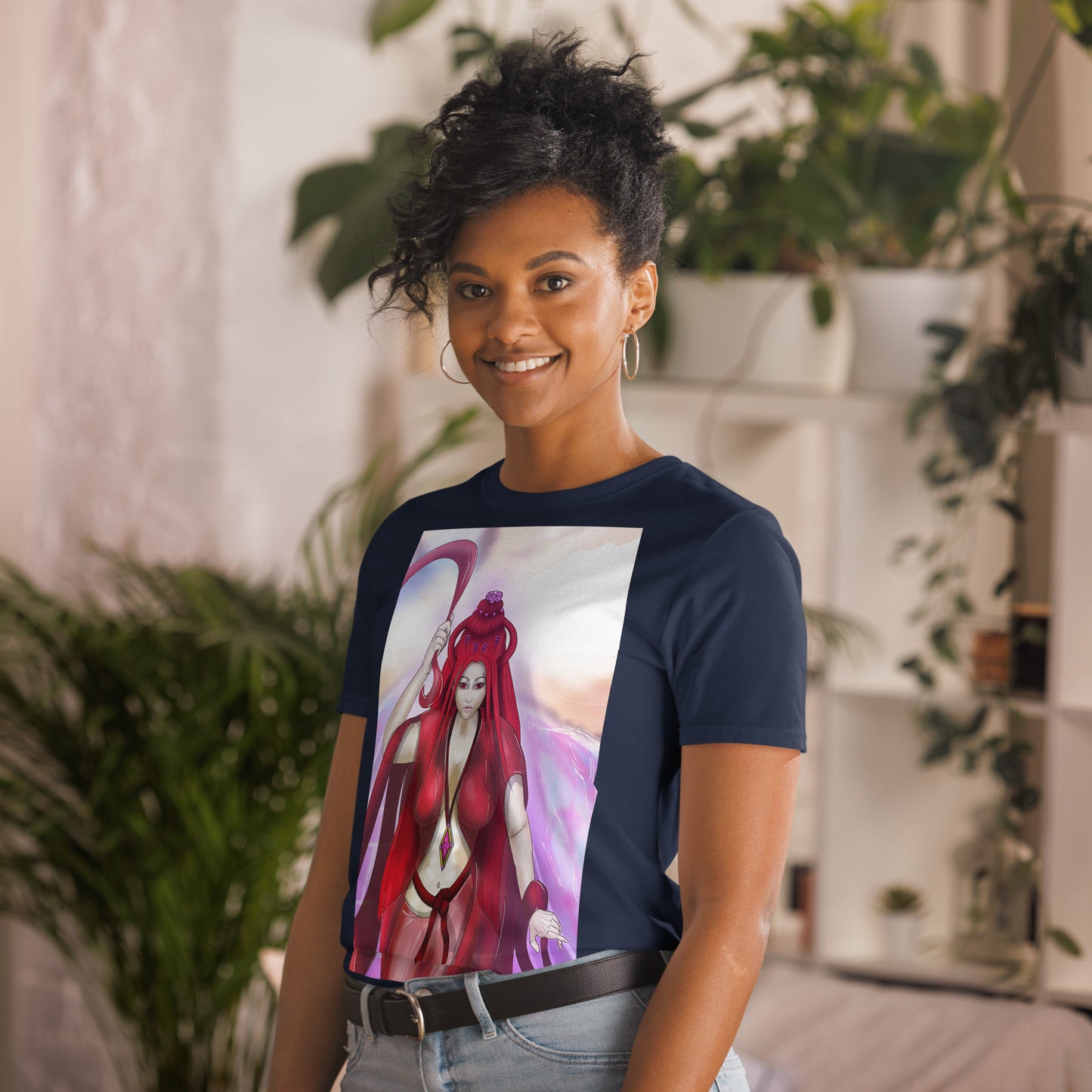 Scarlet Silk Princess Short-Sleeve Unisex T-Shirt
