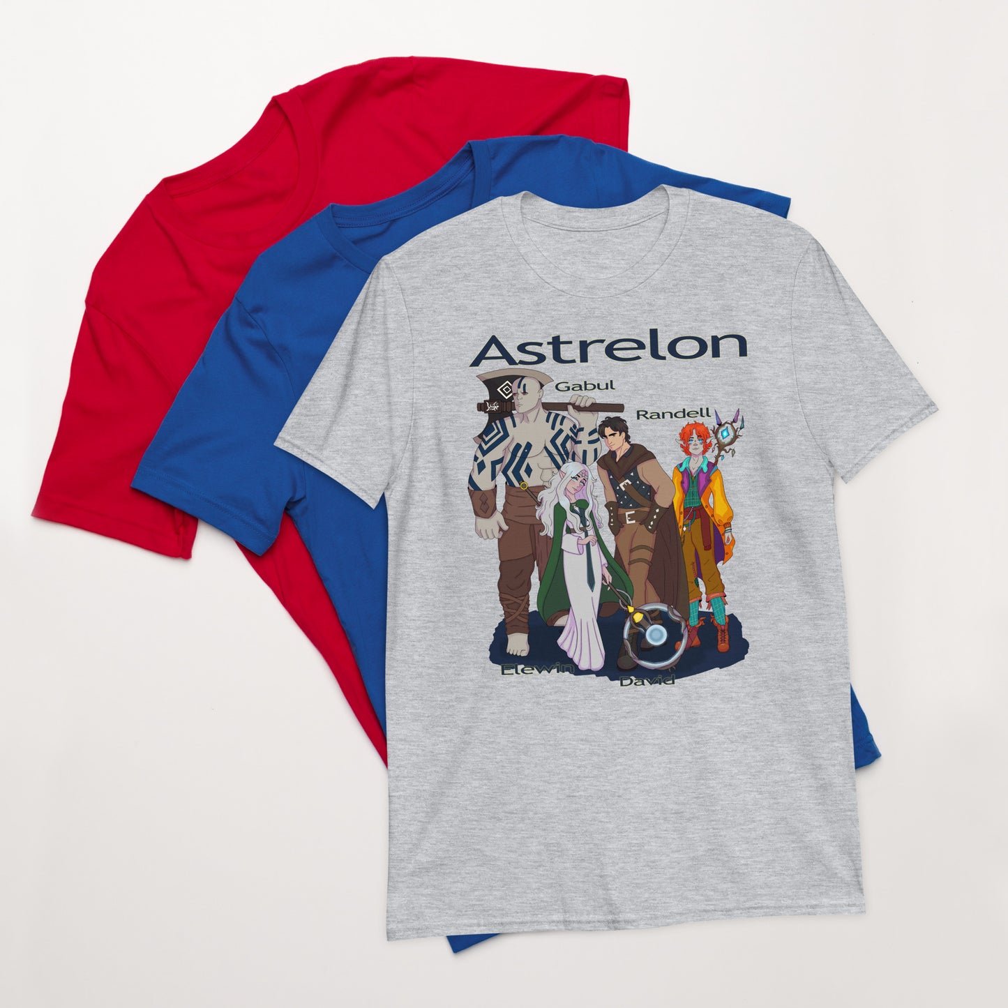 Astrelon Party Figures Short-Sleeve Unisex T-Shirt