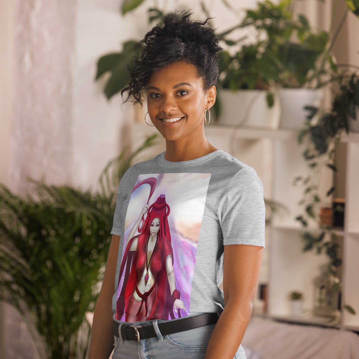 Scarlet Silk Princess Short-Sleeve Unisex T-Shirt