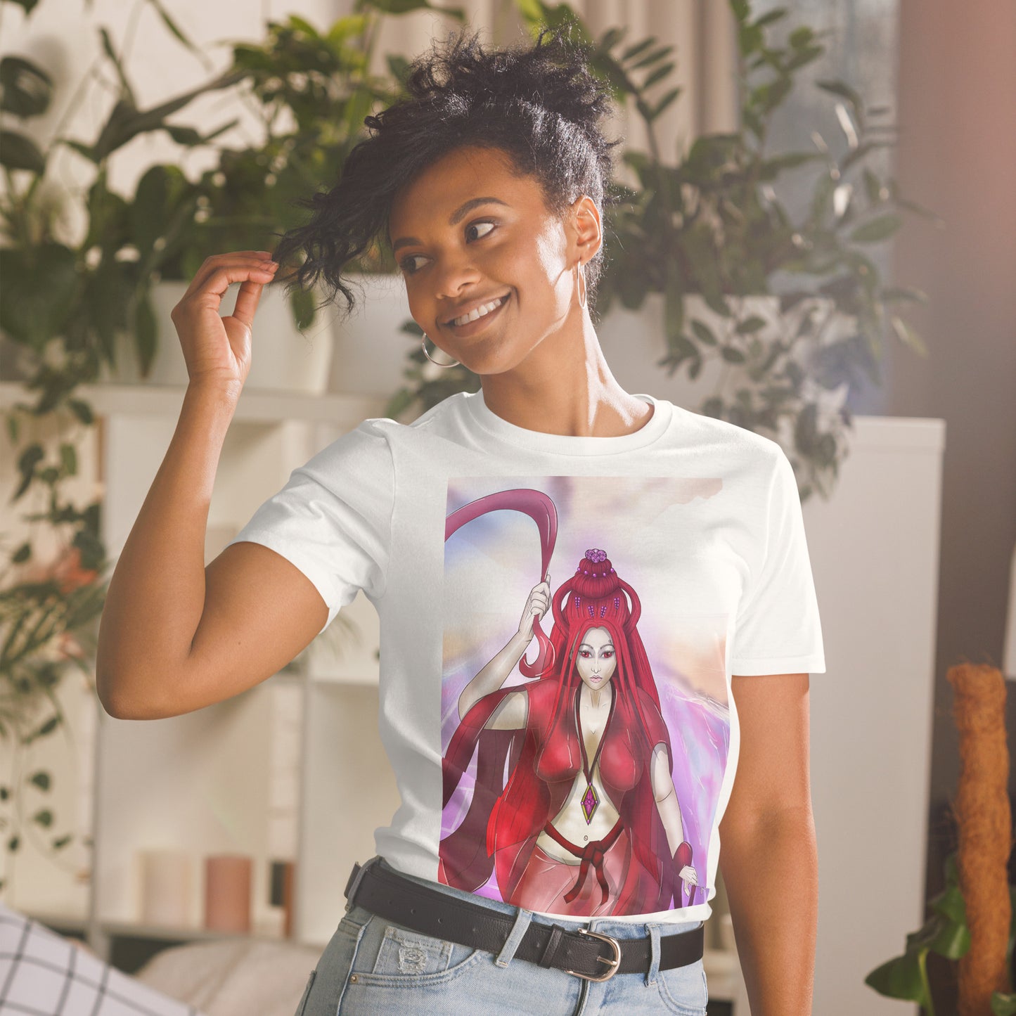 Scarlet Silk Princess Short-Sleeve Unisex T-Shirt