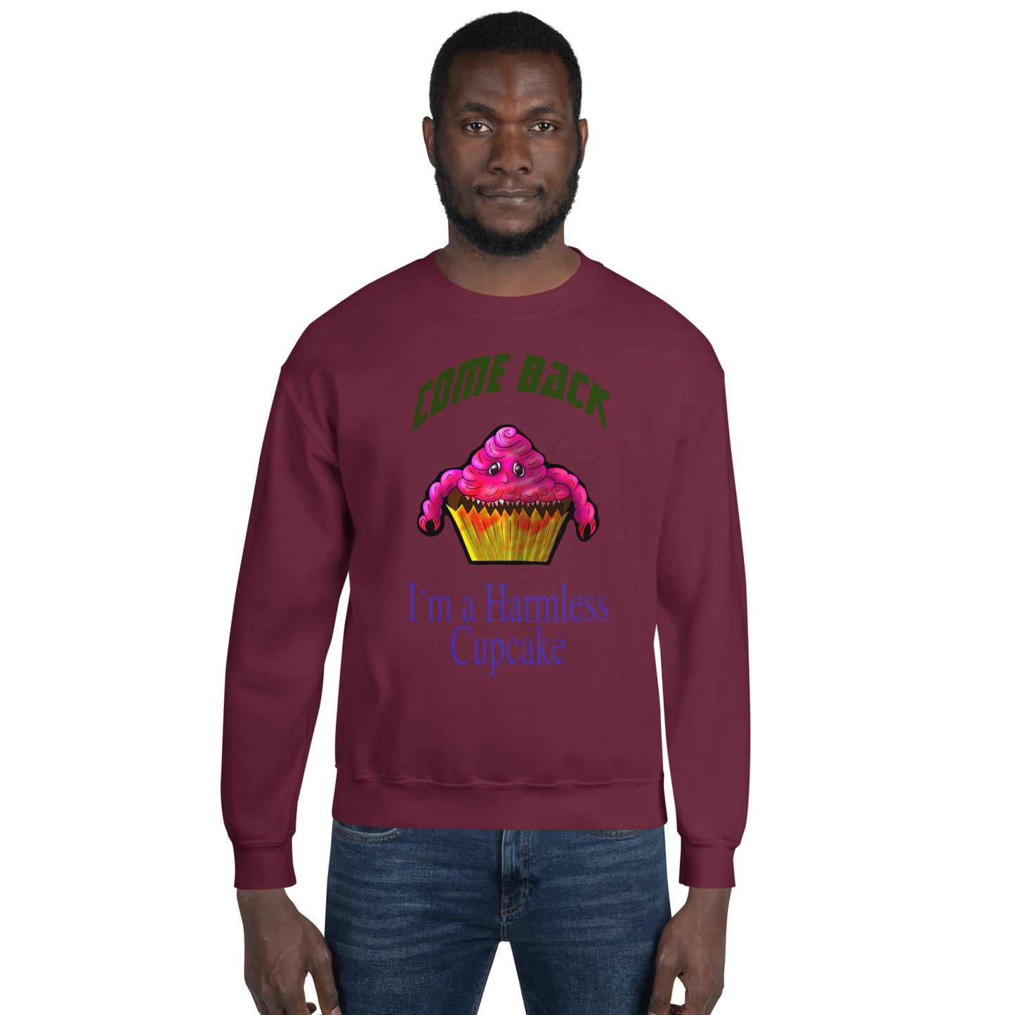 Harmless Cupcake Unisex Sweatshirt