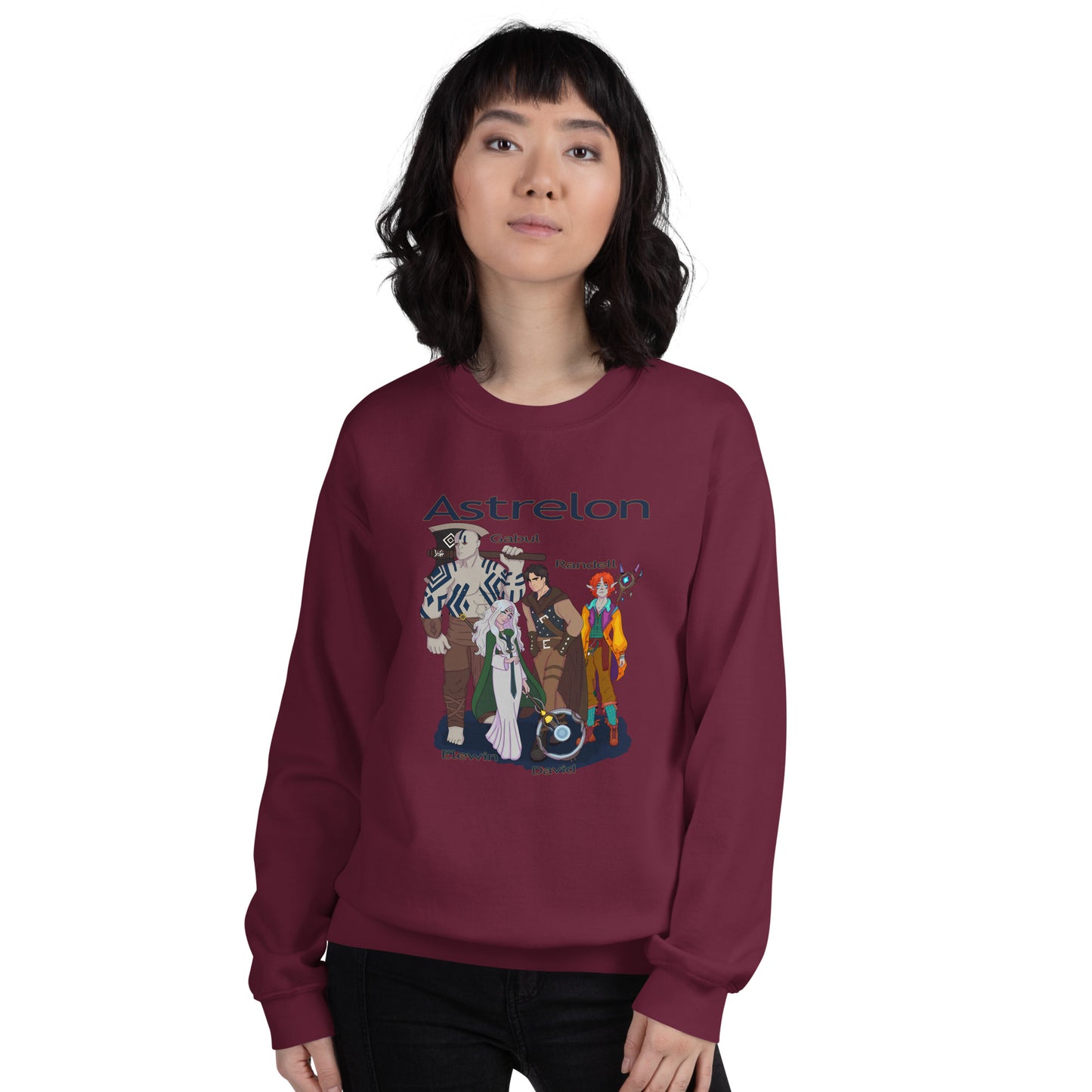 Astrelon Party Figures Unisex Sweatshirt