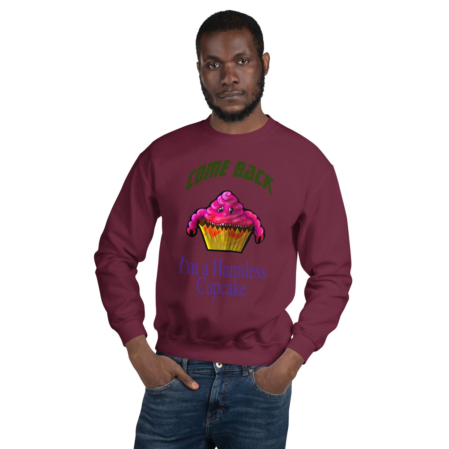 Harmless Cupcake Unisex Sweatshirt