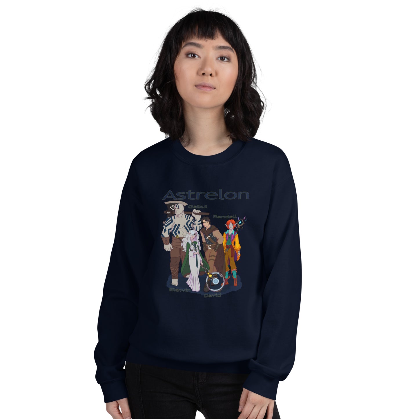 Astrelon Party Figures Unisex Sweatshirt