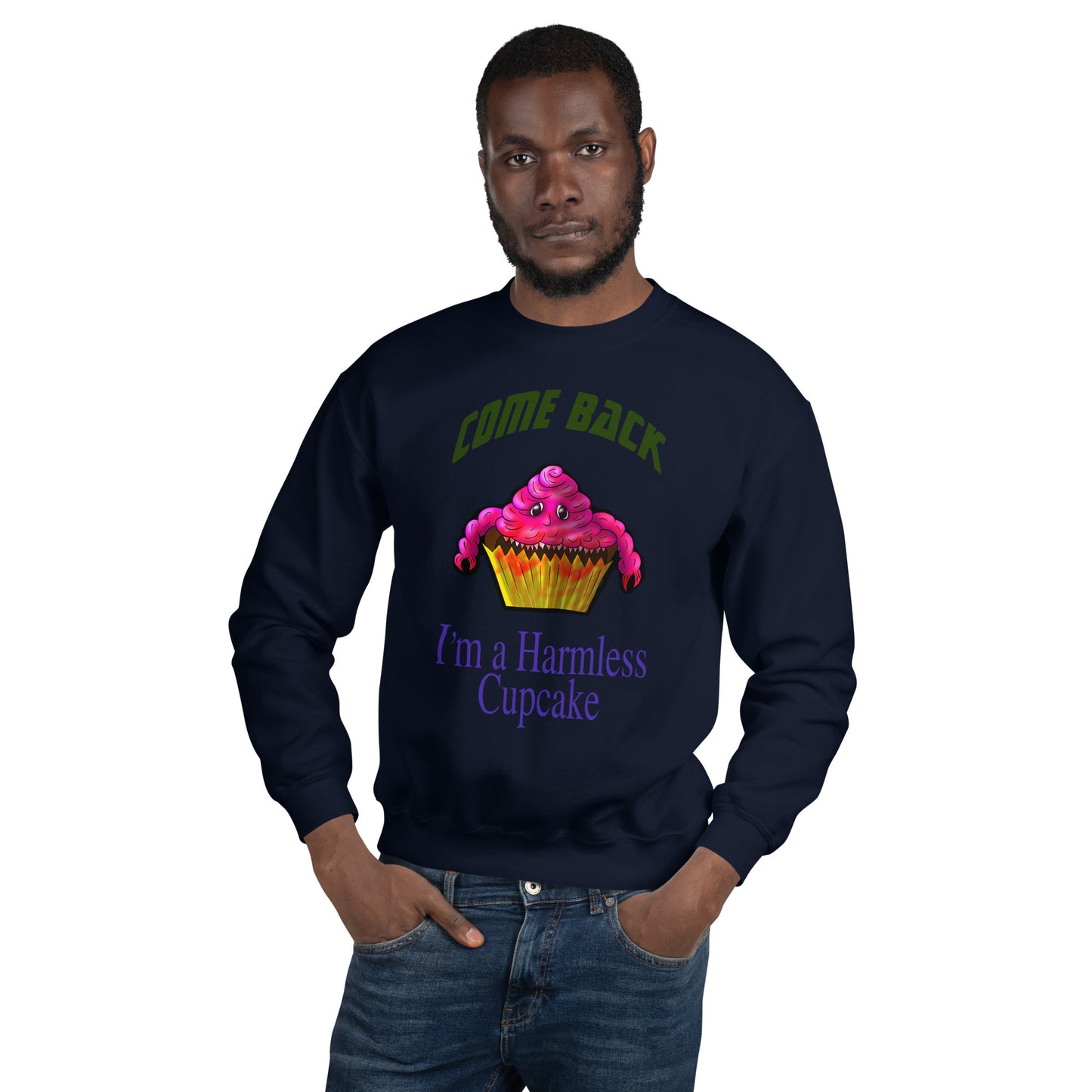 Harmless Cupcake Unisex Sweatshirt