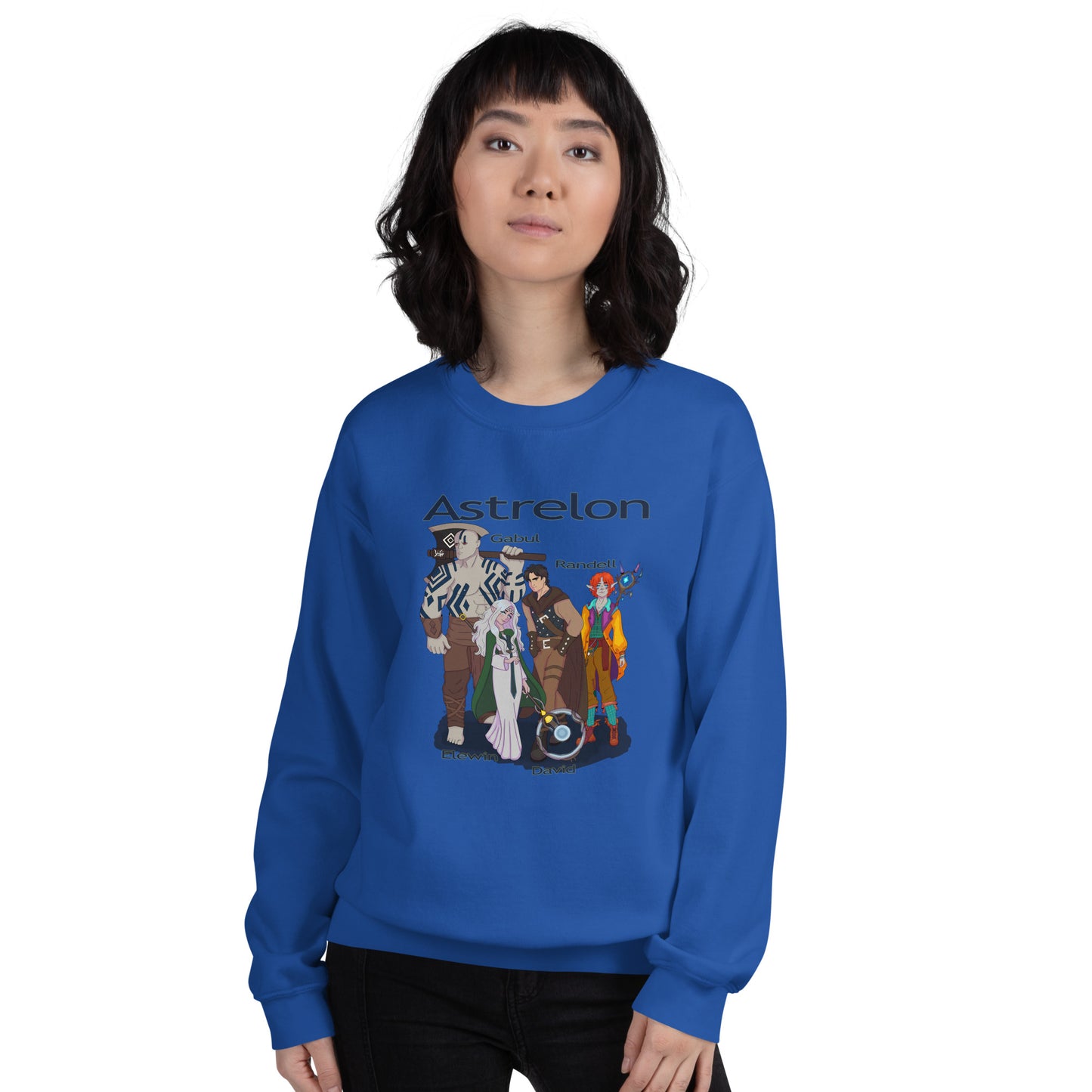 Astrelon Party Figures Unisex Sweatshirt