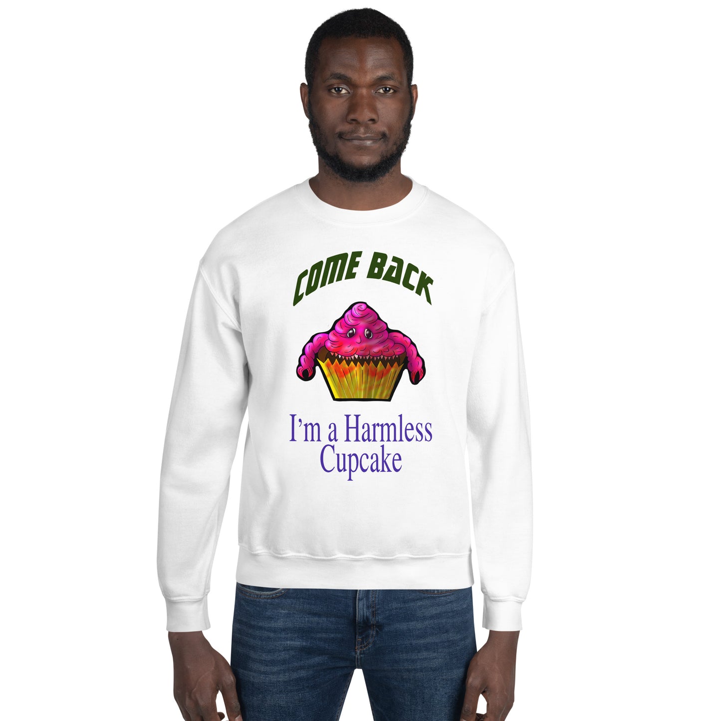 Harmless Cupcake Unisex Sweatshirt