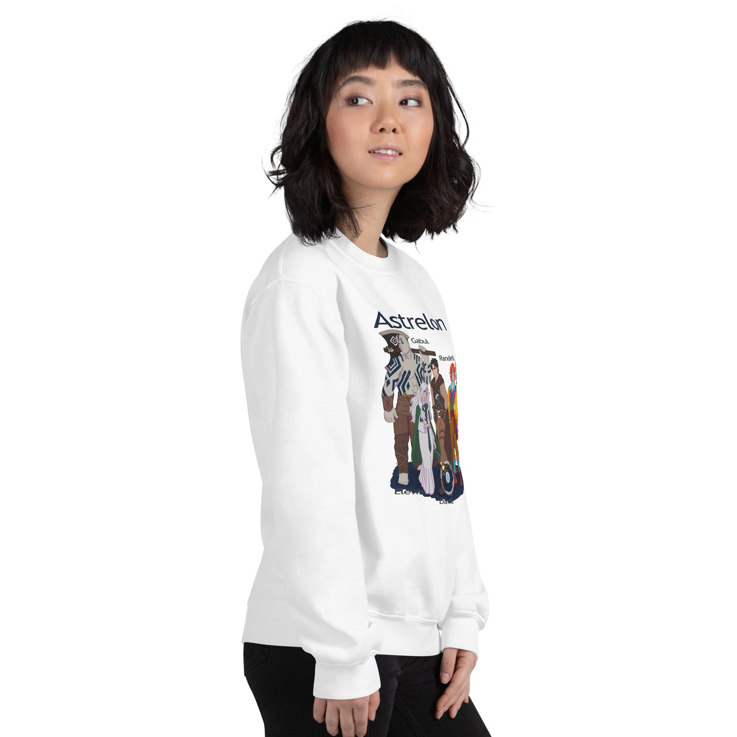 Astrelon Party Figures Unisex Sweatshirt