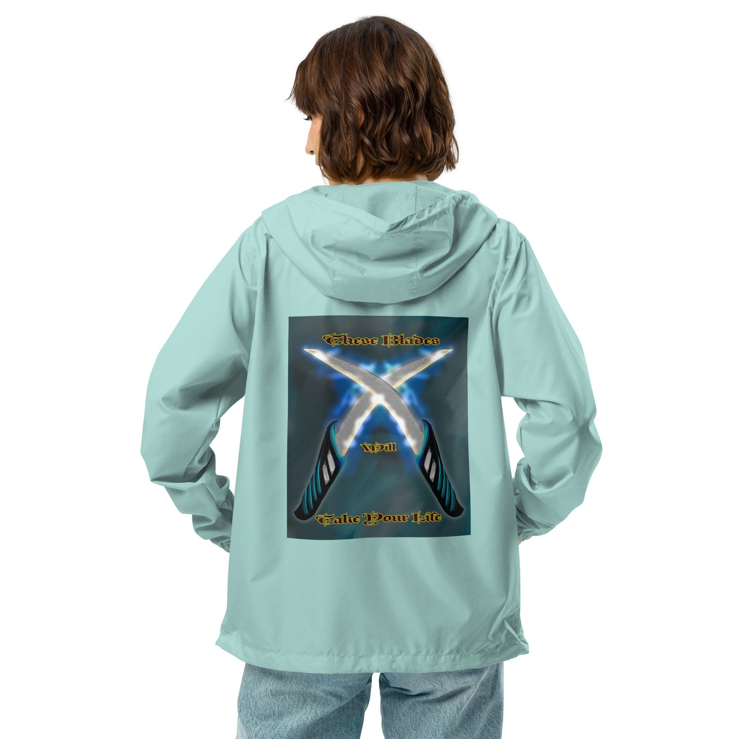 These Blades will Take Your Life Unisex lightweight zip up windbreaker