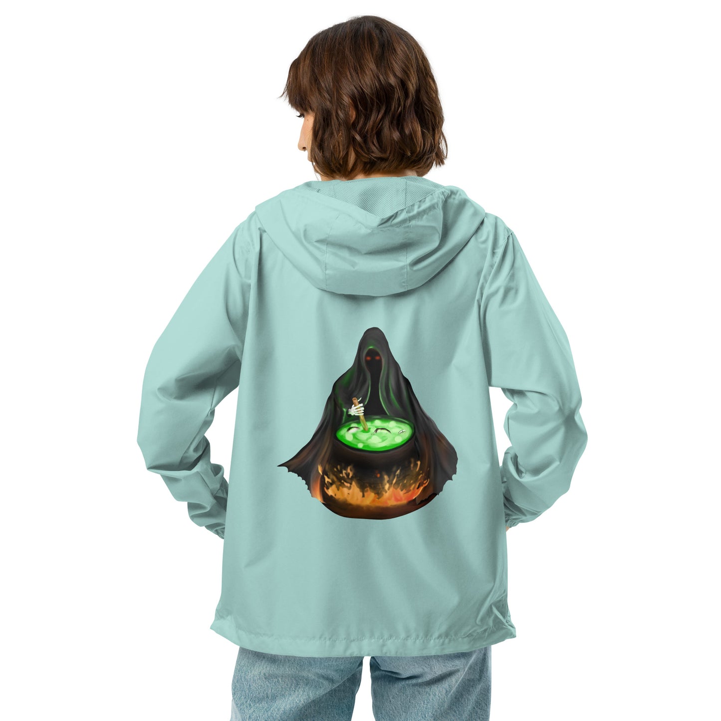 Warlock Reaper Unisex lightweight zip up windbreaker