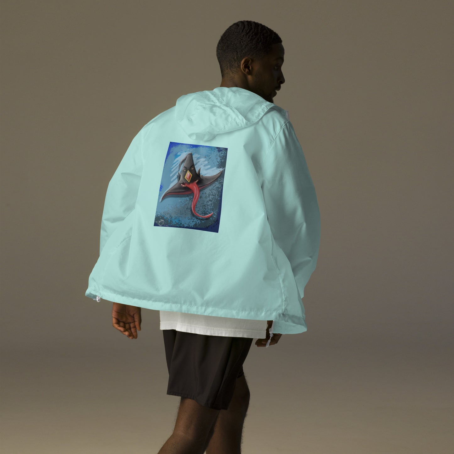 Charlie the Mimic Unisex lightweight zip up windbreaker