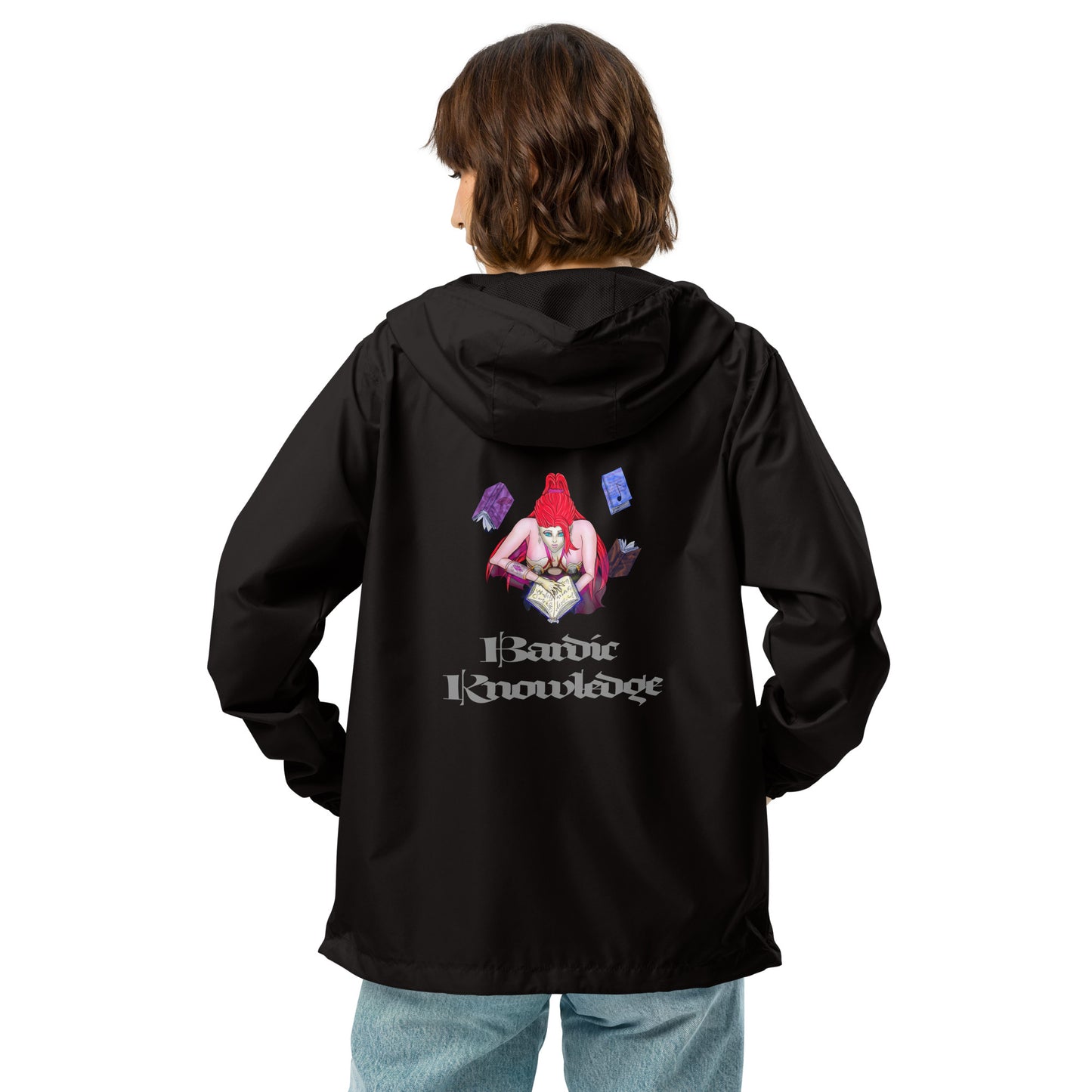 Bardic Knowledge Unisex lightweight zip up windbreaker