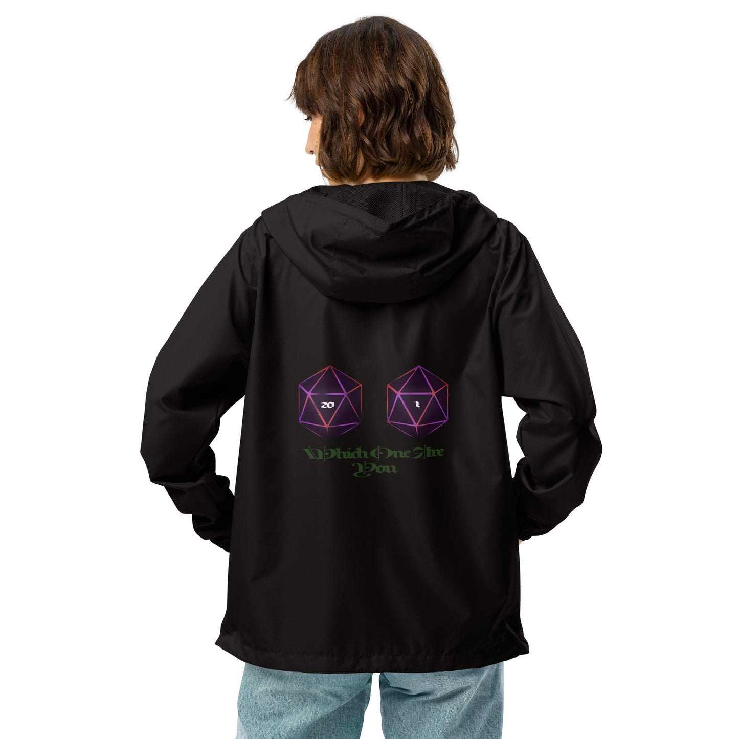 Which one are you? Unisex lightweight zip up windbreaker
