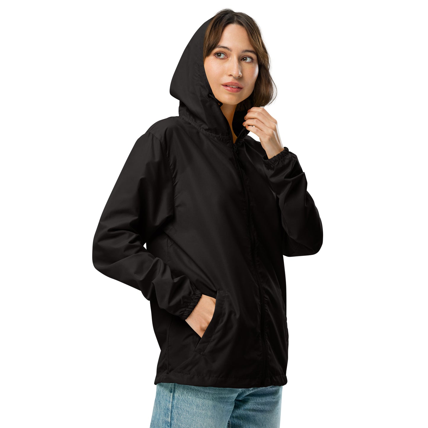 Gambling Girl (Lucky) Unisex lightweight zip up windbreaker