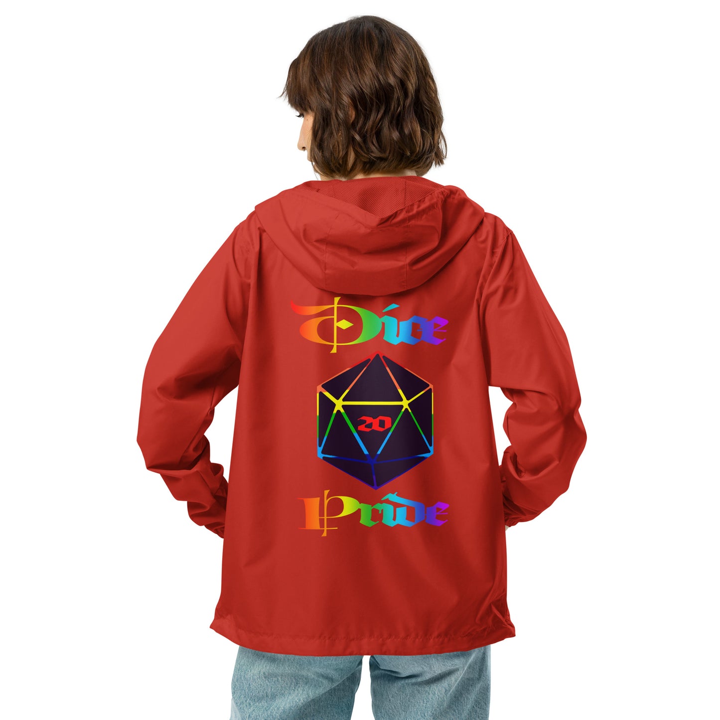 Dice Pride Unisex lightweight zip up windbreaker