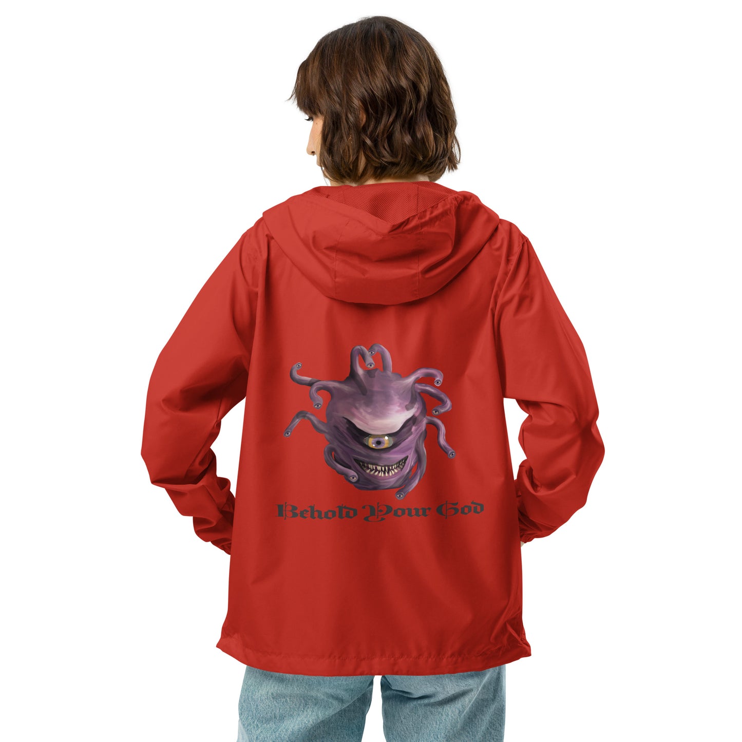 Behold Your God Unisex lightweight zip up windbreaker