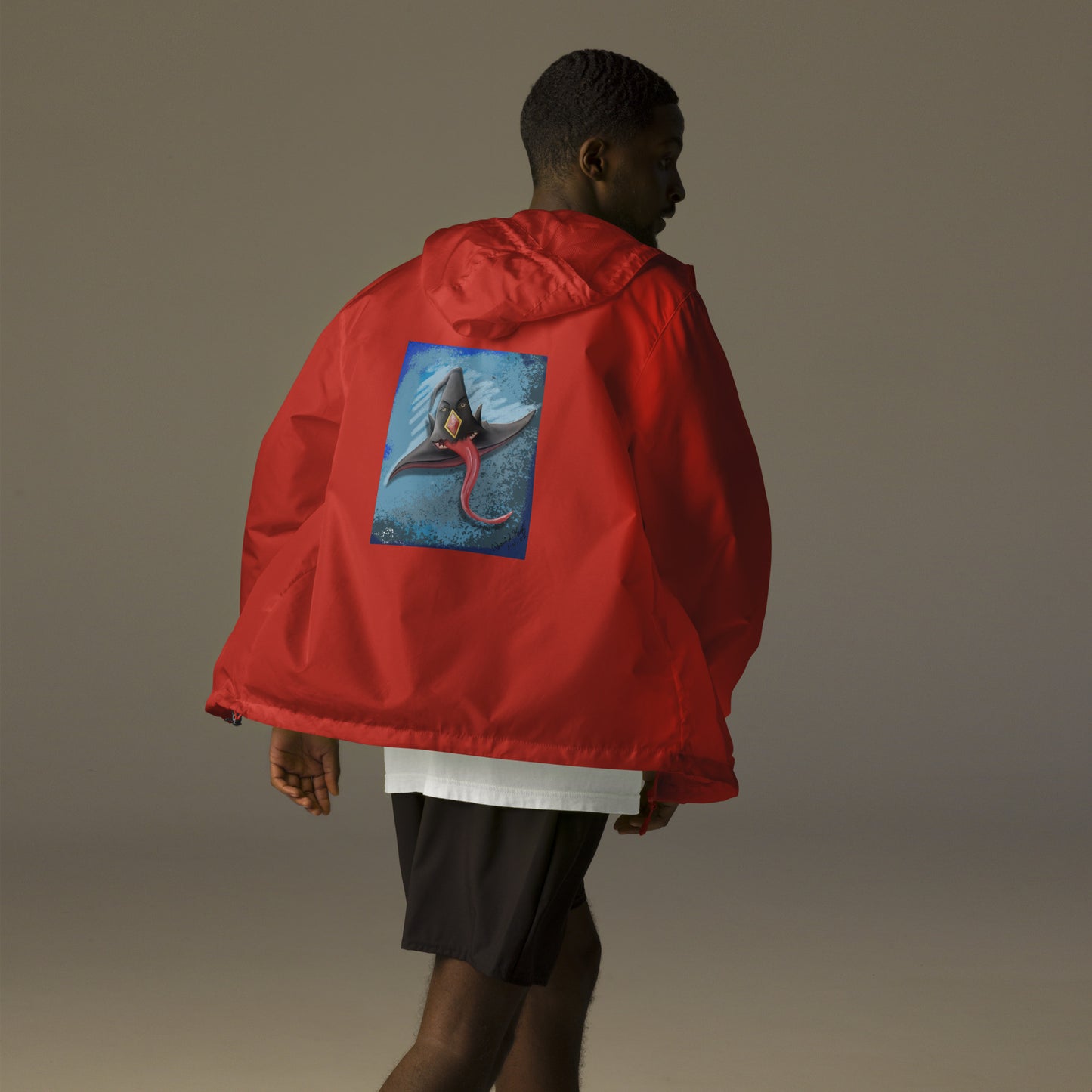 Charlie the Mimic Unisex lightweight zip up windbreaker