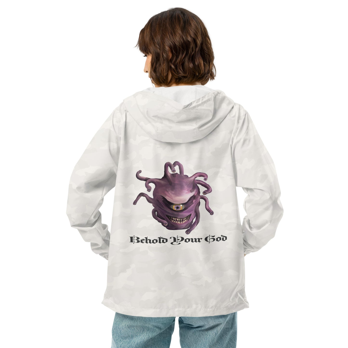 Behold Your God Unisex lightweight zip up windbreaker