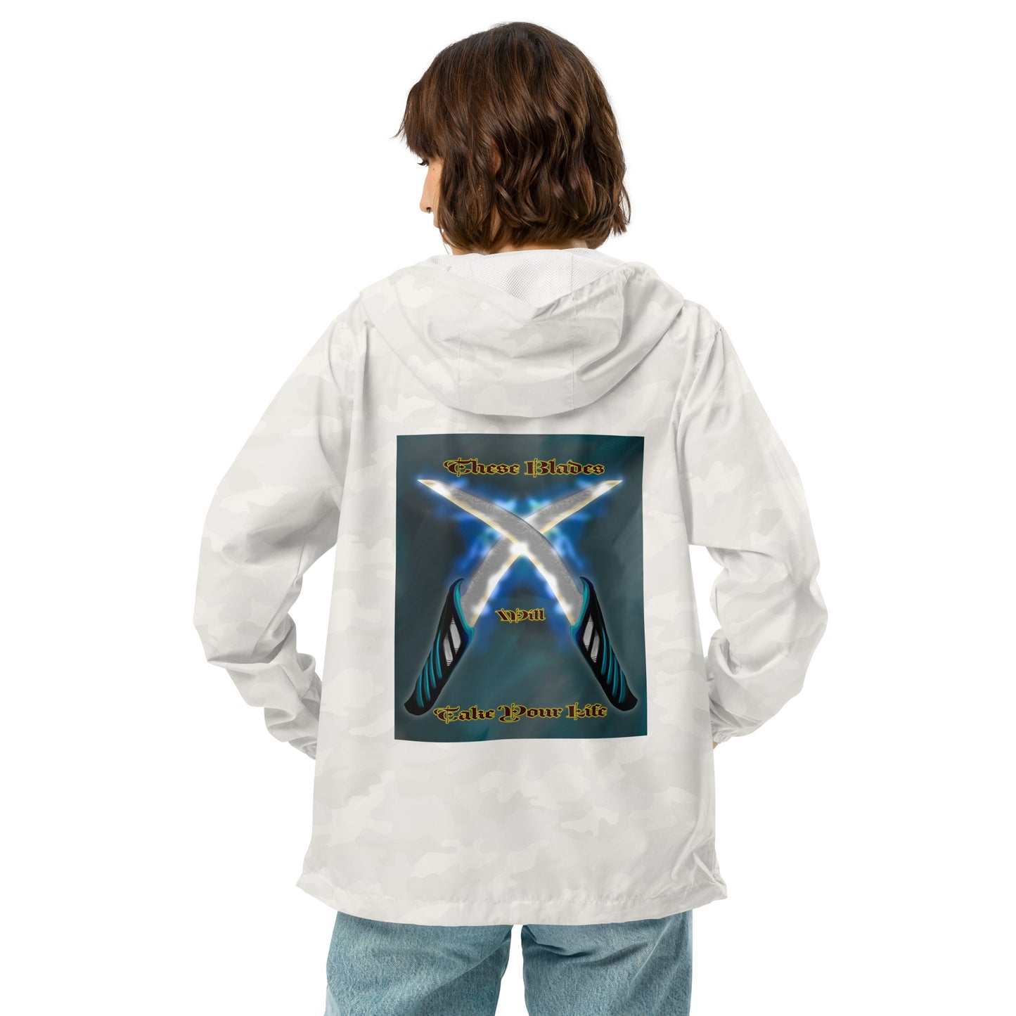 These Blades will Take Your Life Unisex lightweight zip up windbreaker