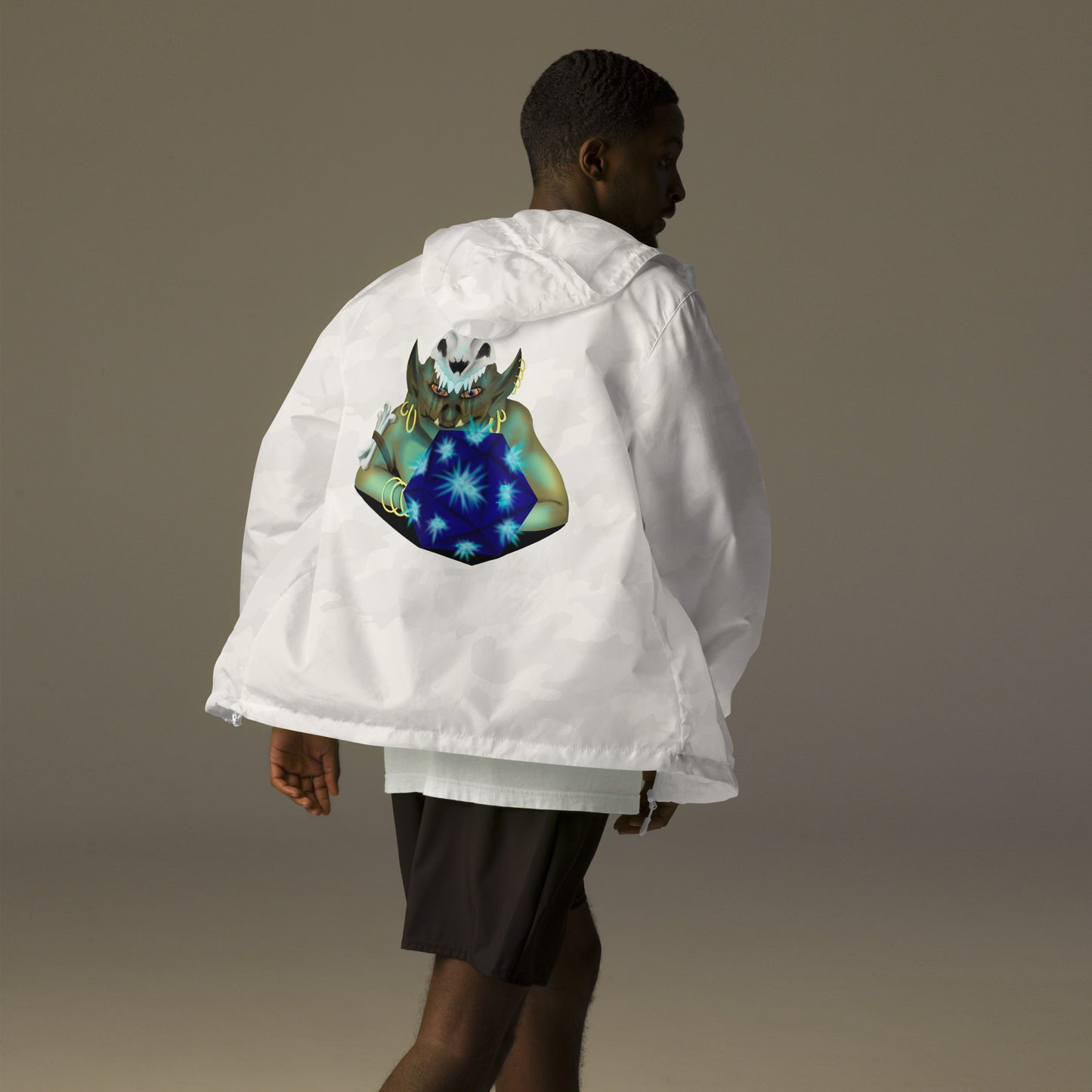 Dice Goblin Unisex lightweight zip up windbreaker