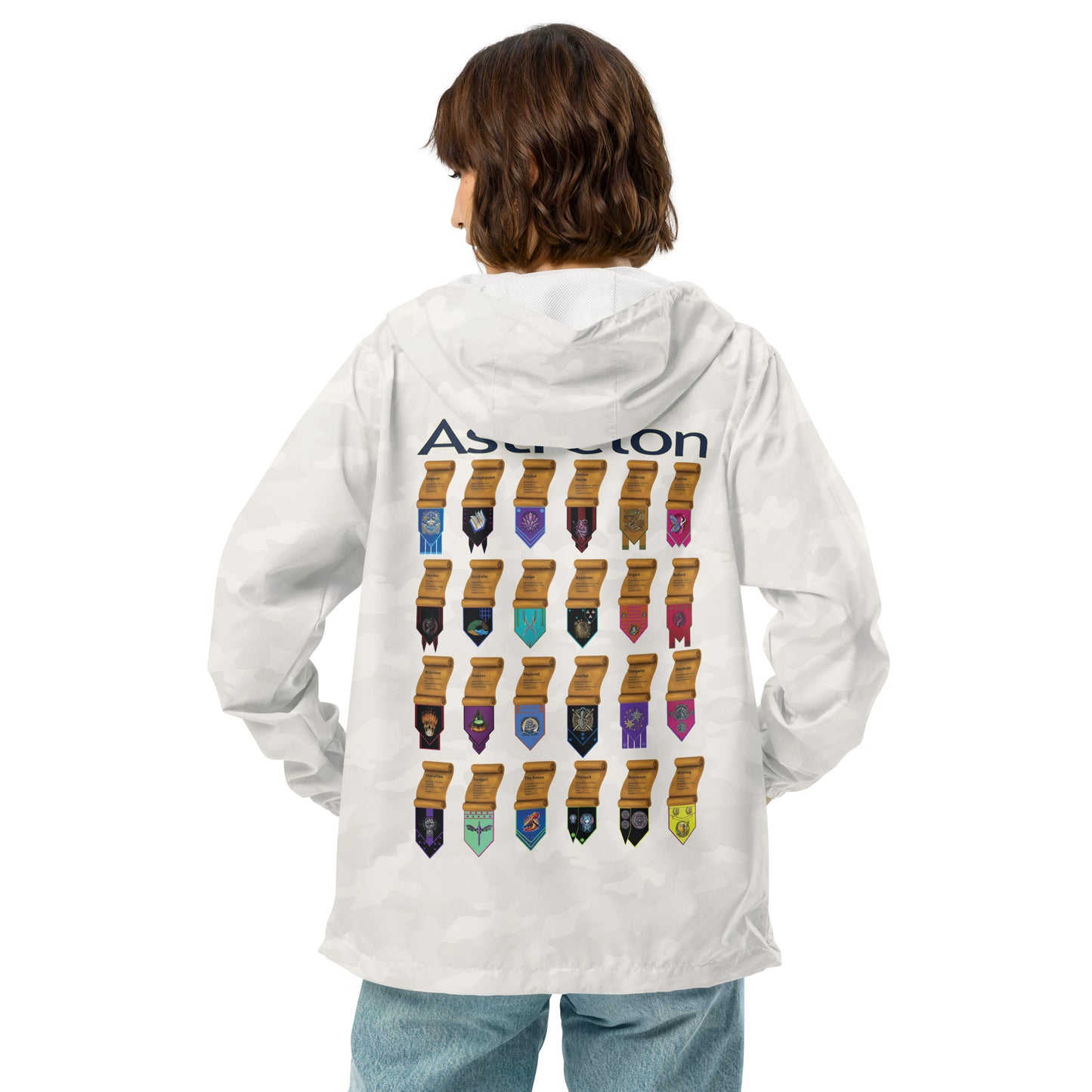 Astrelon kingdoms Unisex lightweight zip up windbreaker
