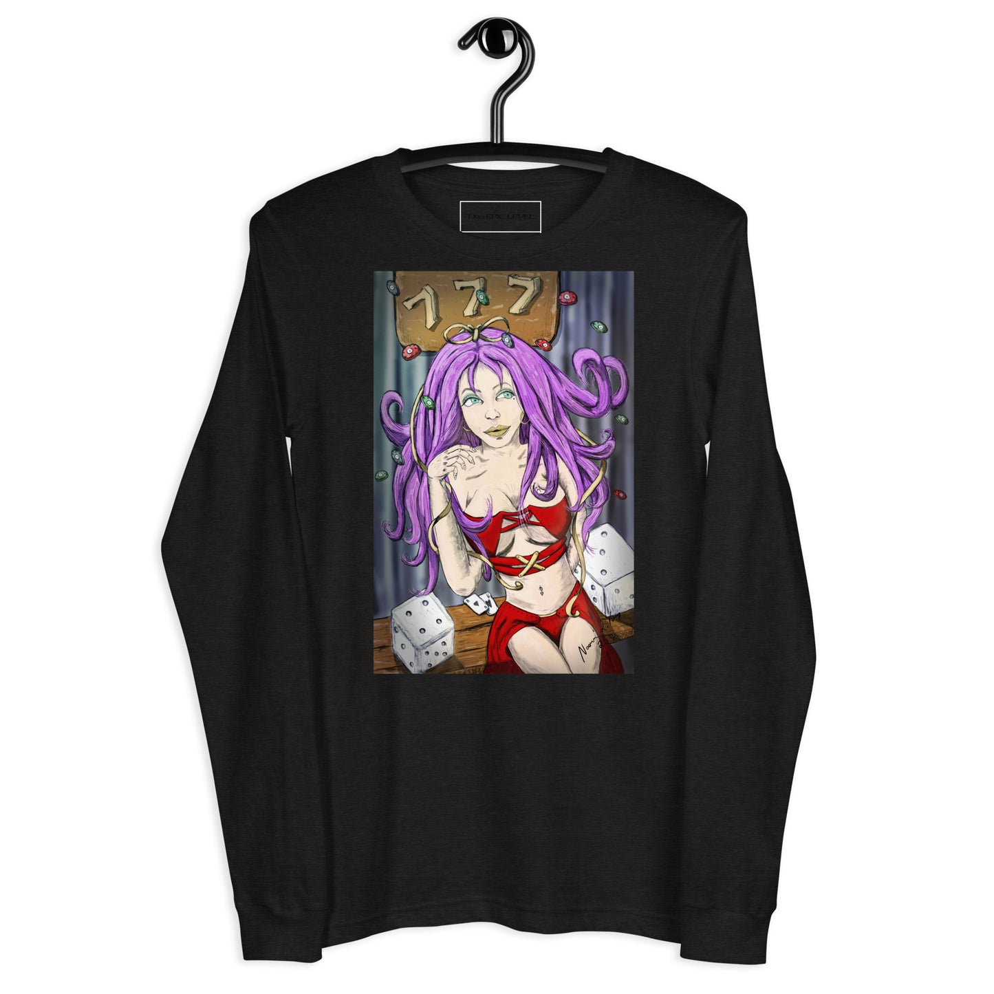 Gambling Girl (lucky) Unisex Long Sleeve Tee