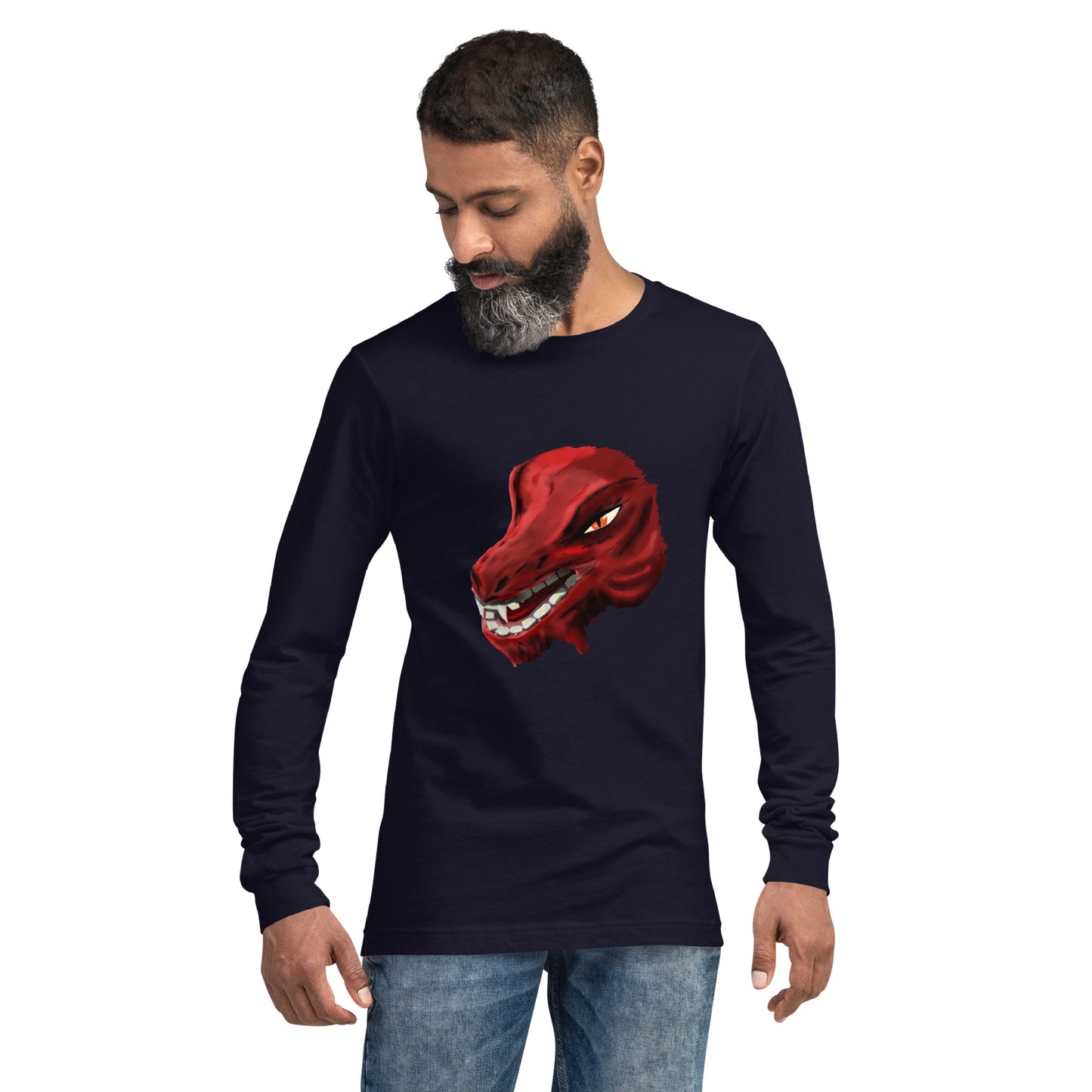Demon Kobold Head Unisex Long Sleeve Tee