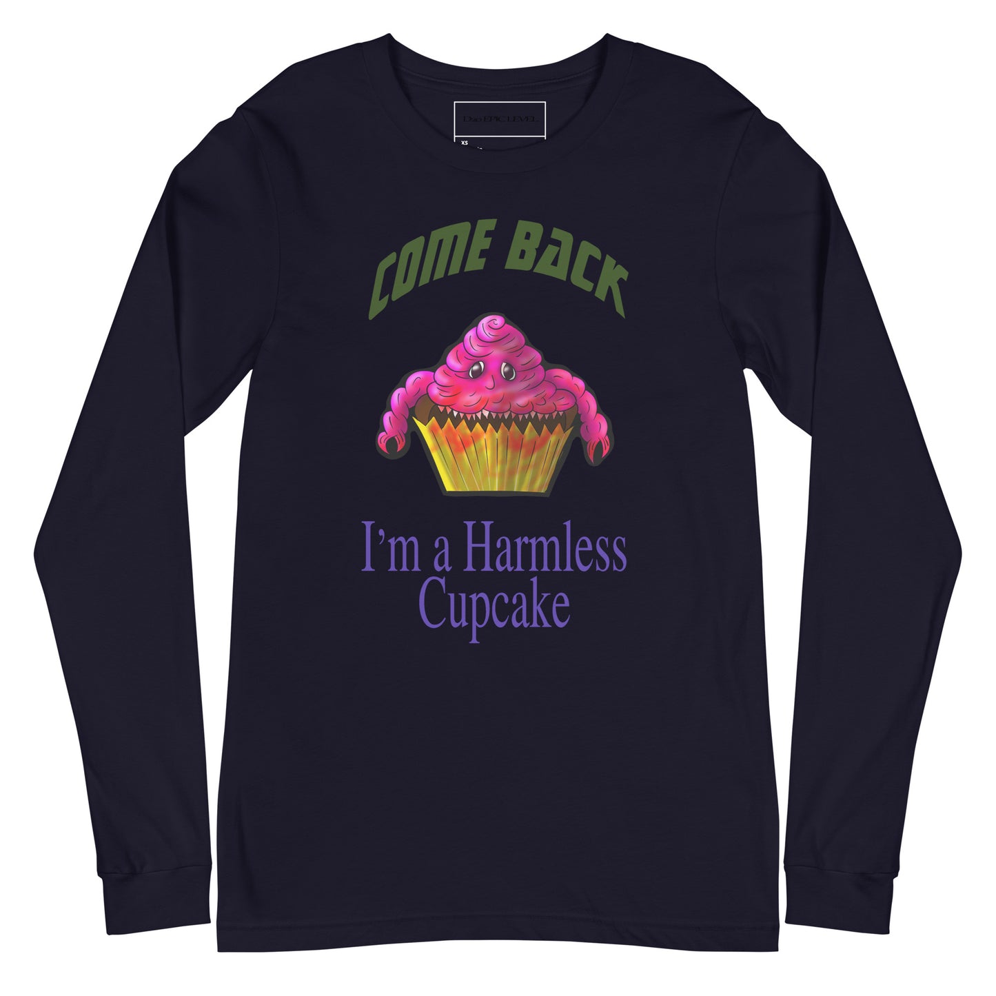 Harmless Cupcake Unisex Long Sleeve Tee