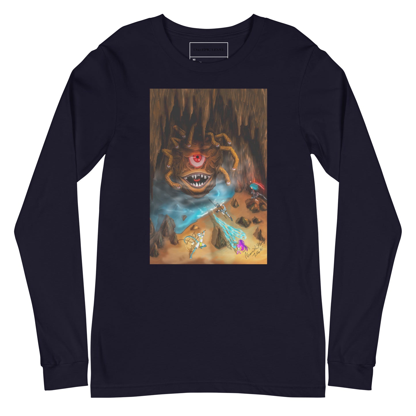 Beholder Party Fight Unisex Long Sleeve Tee