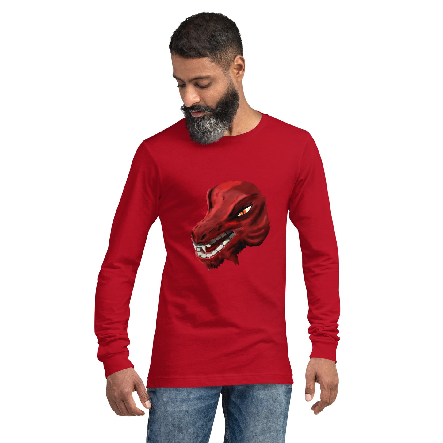 Demon Kobold Head Unisex Long Sleeve Tee