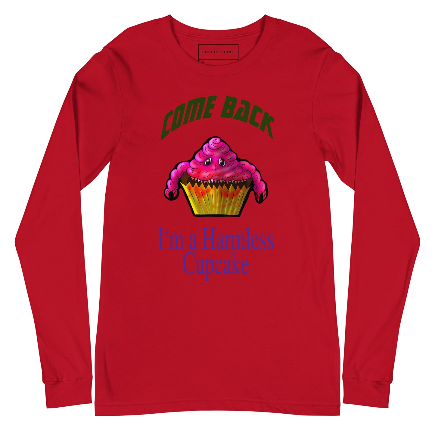 Harmless Cupcake Unisex Long Sleeve Tee