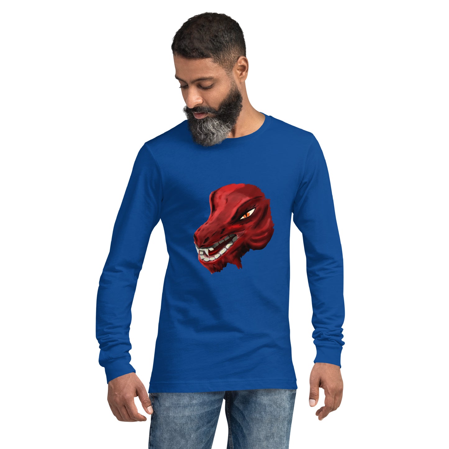 Demon Kobold Head Unisex Long Sleeve Tee