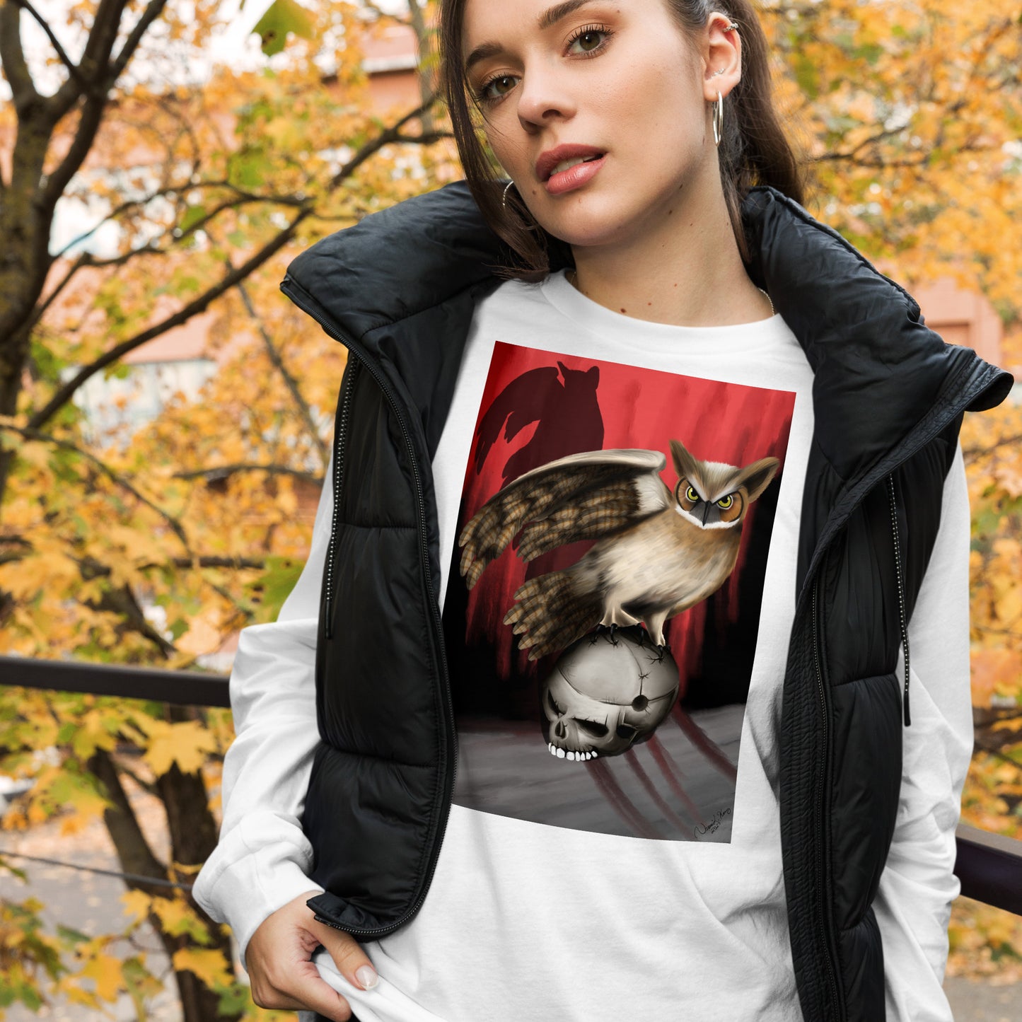 Death by Owl Unisex Long Sleeve Tee