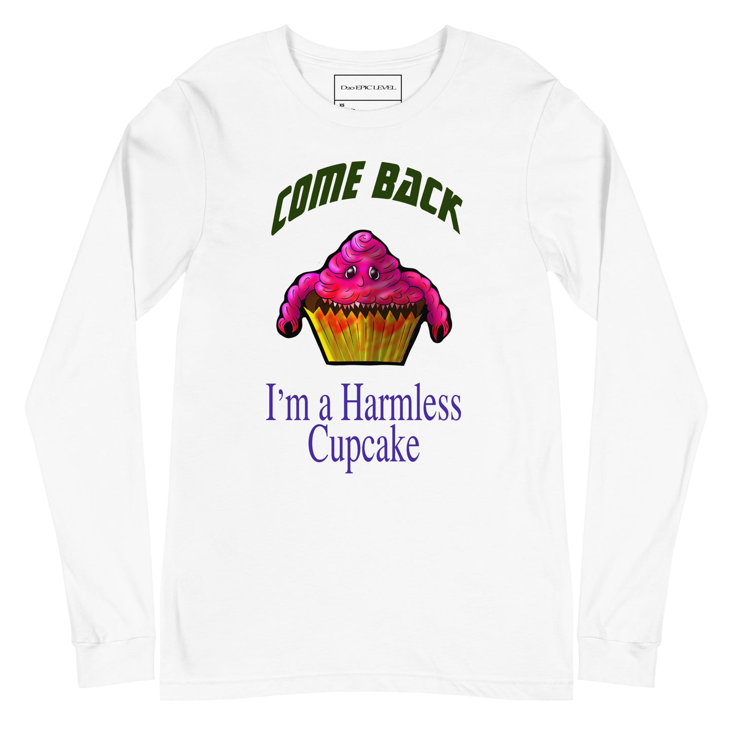 Harmless Cupcake Unisex Long Sleeve Tee
