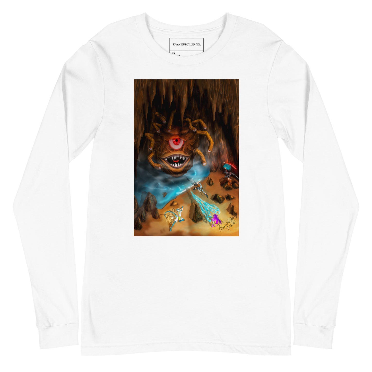 Beholder Party Fight Unisex Long Sleeve Tee