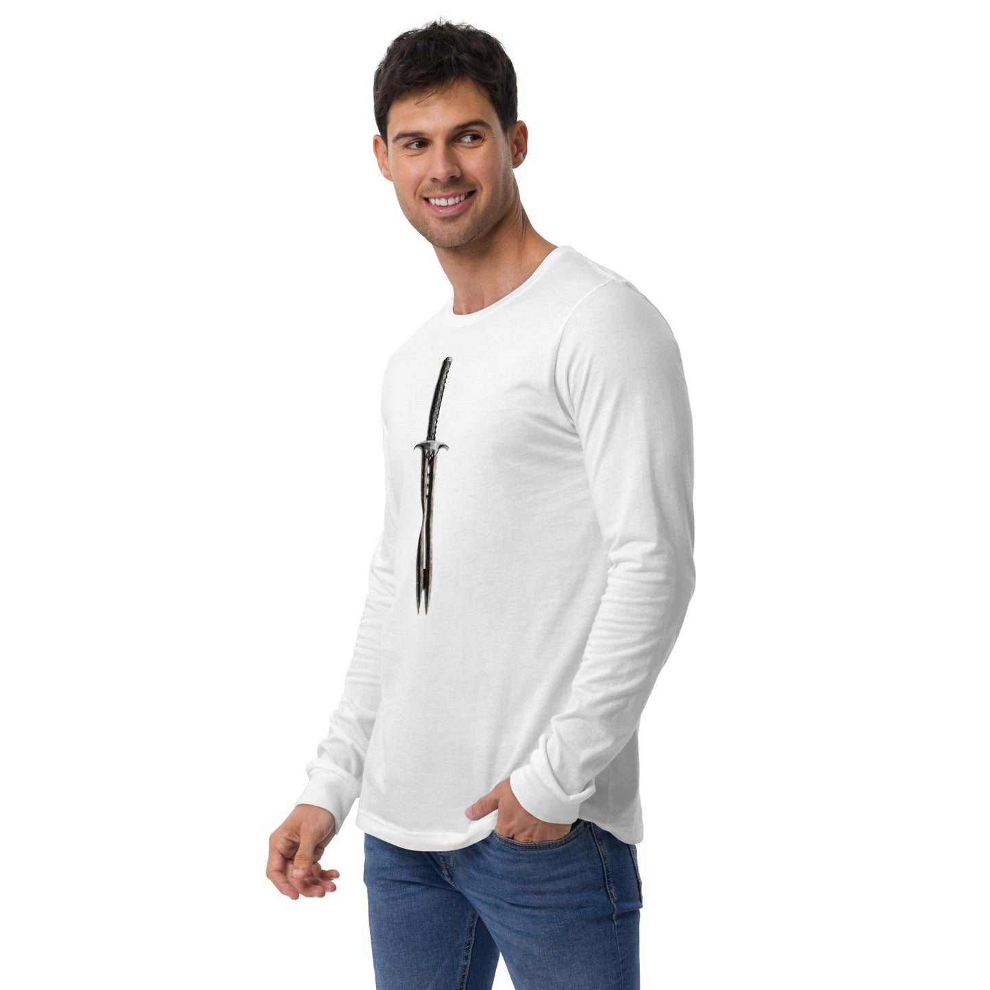Double Blade Greatsword Unisex Long Sleeve Tee