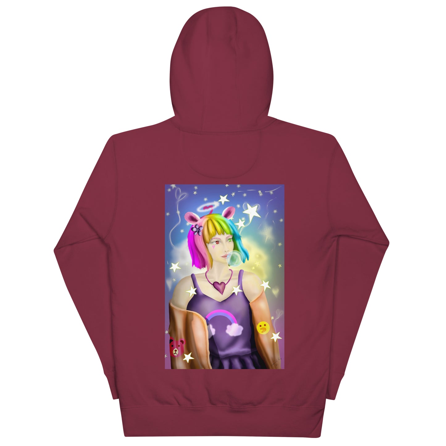 Bunny Bear Character Unisex Hoodie