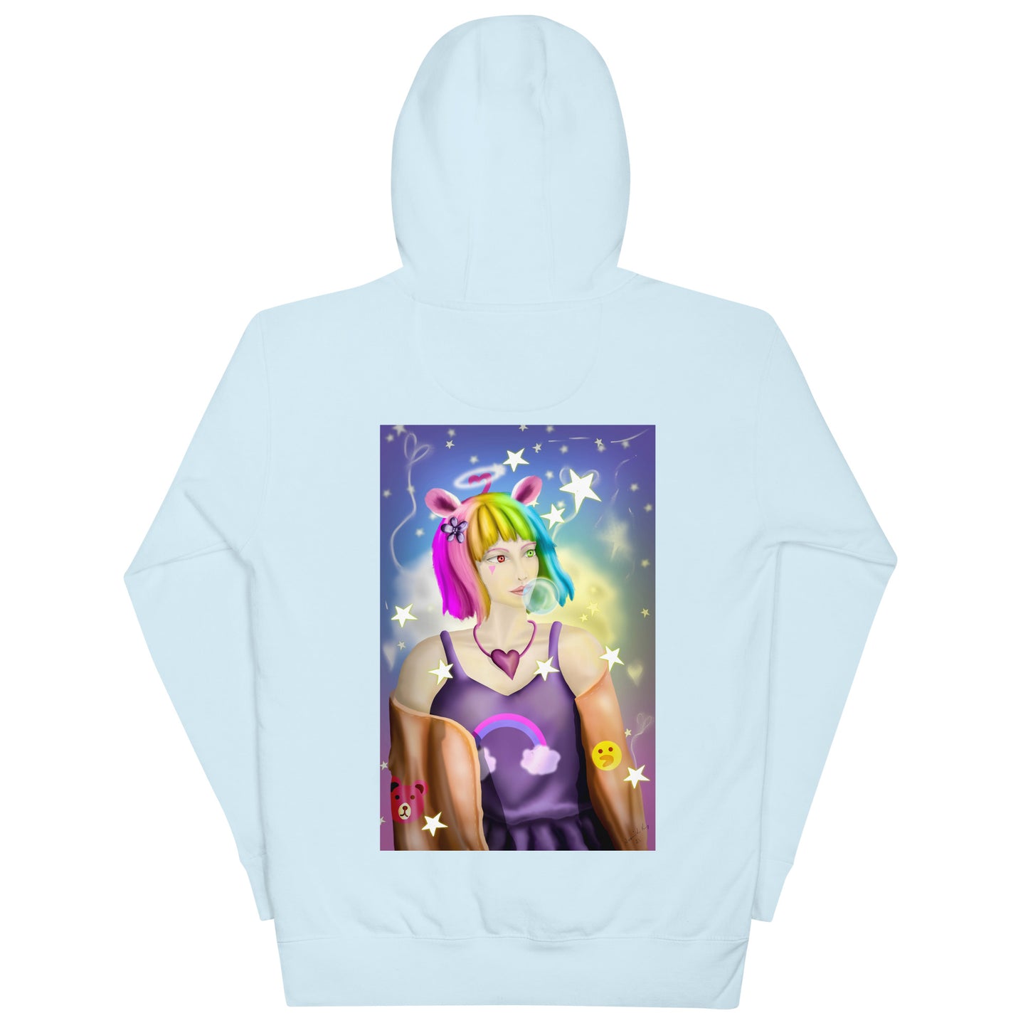 Bunny Bear Character Unisex Hoodie