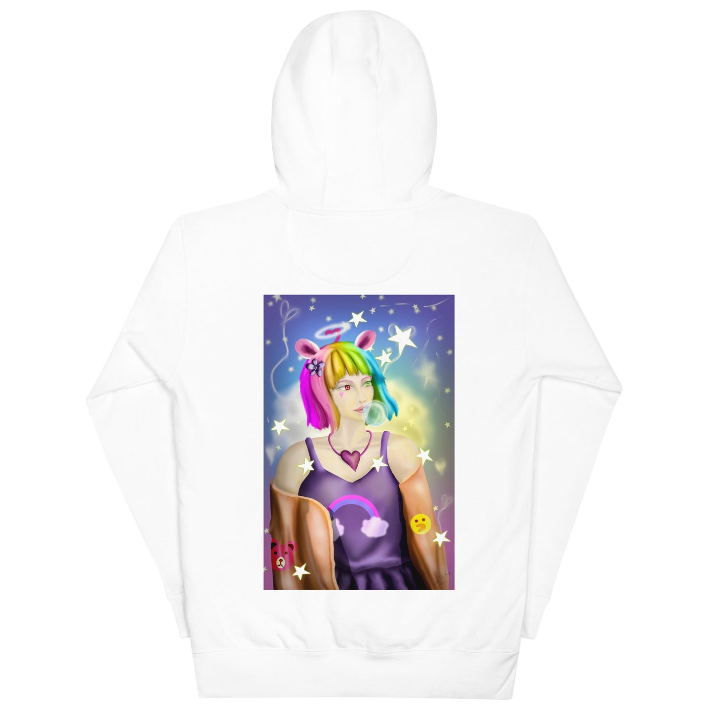 Bunny Bear Character Unisex Hoodie