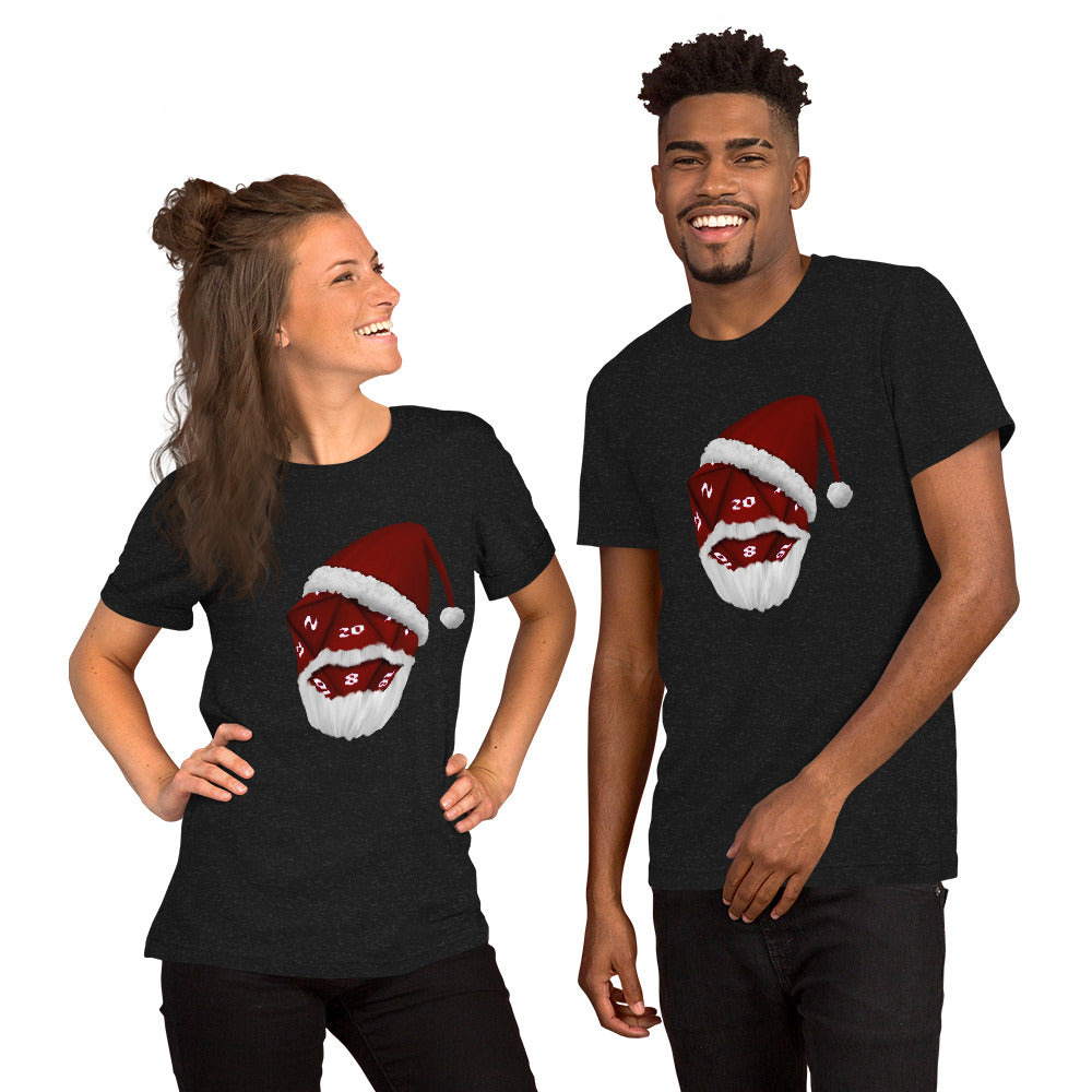 D20 Santa Naturally Unisex t-shirt