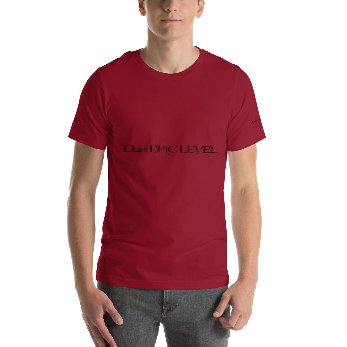 D20 Epic Level Logo Unisex T-shirt
